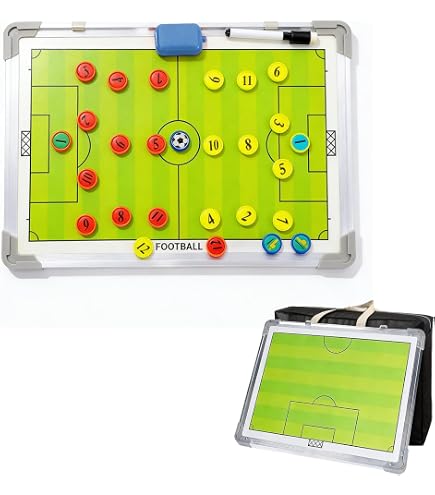 Amazon.co.jp: NEWサッカー戦術ボード用マグネット, 番号入り, ボール